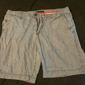 Aeropostale blue Jean sailboat patterned shorts
